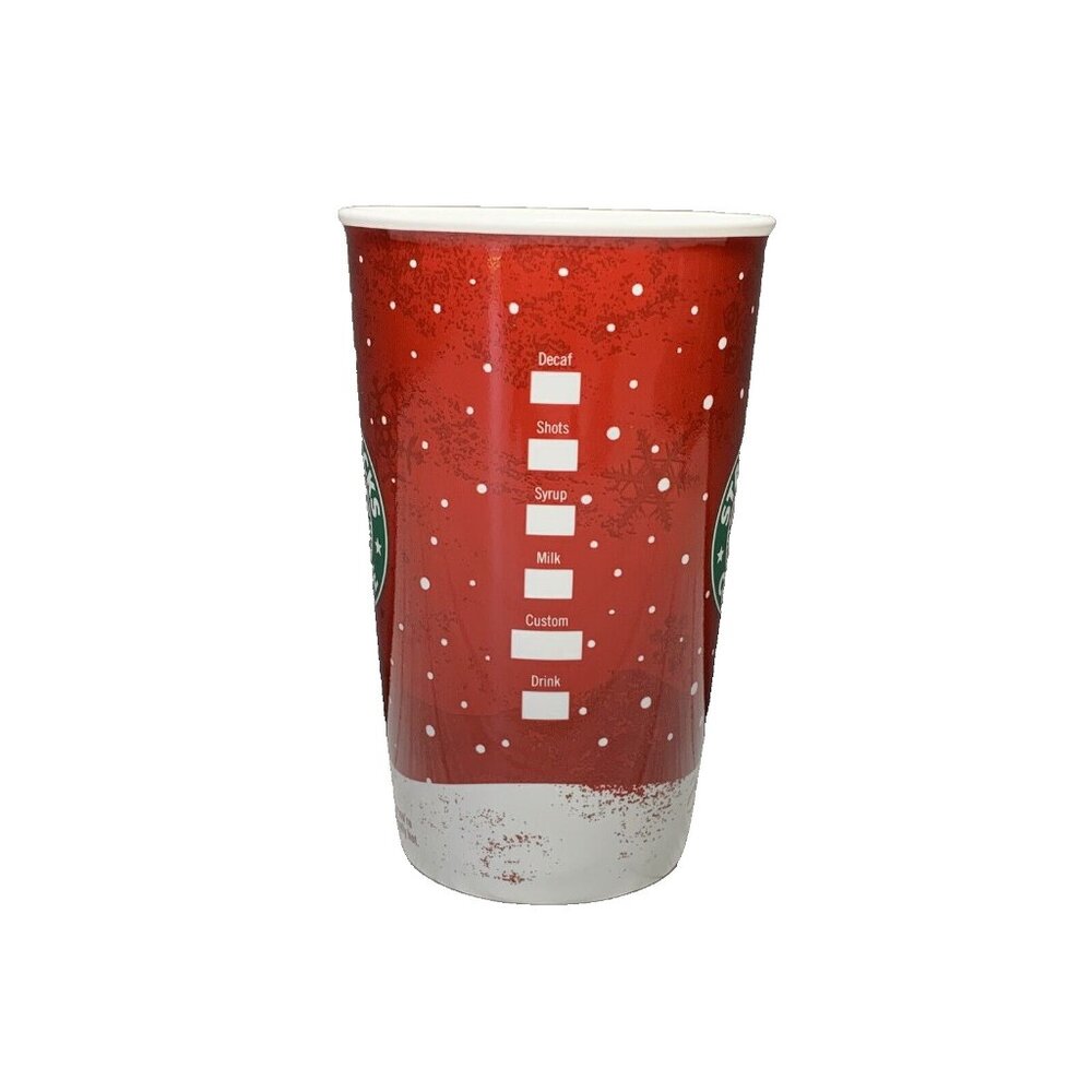 Starbucks Holiday Ceramic 16 Oz. Tall Coffee Mug 2007 - Picture 2 of 7